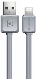 Кабель USB Remax Fast Pro Lightning Cable Grey (RC-129i)