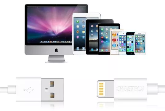 Кабель Choetech USB-A - Lightning 10.5w 1.8м cable White (IP0027WH) - фото 6