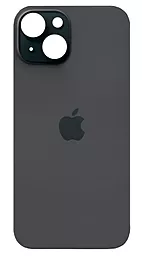 Задняя крышка корпуса Apple iPhone 15 (small hole) Black - фото Задняя крышка корпуса Apple iPhone 15 (small hole) Black