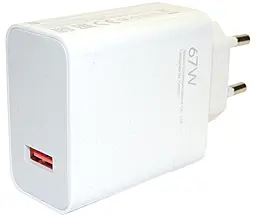 Сетевое зарядное устройство Xiaomi Original HyperCharge 67w QC4.0 USB-A fast charger white (BHR07SKEU) - фото Сетевое зарядное устройство Xiaomi Original HyperCharge 67w QC4.0 USB-A fast charger white (BHR07SKEU)