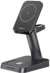 Бездротовий (індукційний) зарядний пристрій AceFast E3 Desktop 3-in-1 Wireless Charging Stand Black