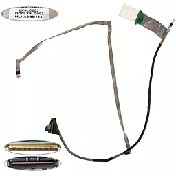 Шлейф матрицы ноутбука HP Pavilion DV7-4000, DV7-5000 (DD0LX7LC020) LED, с разъемом под камеру, с микрофоном