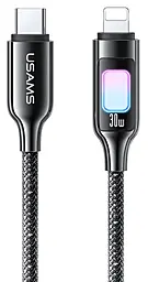Кабель Usams USB Type-C - Lightning 30w 3a 1.2м PD cable Gray (US-SJ749) - фото Кабель Usams USB Type-C - Lightning 30w 3a 1.2м PD cable Gray (US-SJ749)