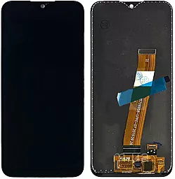 Дисплей Samsung Galaxy A01 A015, Galaxy M01 M015 (широкий разъем) с тачскрином, Black