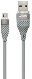 Кабель Walker C735 USB-A - micro USB 20w 3a 1м cable Gray - мініатюра 2 Кабель Walker C735 USB-A - micro USB 20w 3a 1м cable Gray - мініатюра 2