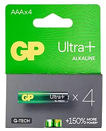 Батарейки GP AAA (LR03) Ultra Plus Alkaline (24AUP21-SB4) 4 шт. - фото Батарейки GP AAA (LR03) Ultra Plus Alkaline (24AUP21-SB4) 4 шт.