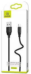 USB Кабель Usams Ice-Cream Lightning Cable Black (US-SJ245) - мініатюра 2