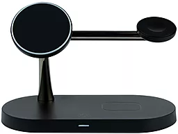 Беспроводная док-станция Proda 15w 5-in-1 magnetic wireless charger black (PD-W6) - фото Беспроводная док-станция Proda 15w 5-in-1 magnetic wireless charger black (PD-W6)