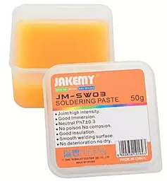 Флюс паста Jakemy JM-SW03 50 г в пластиковой емкости - фото Флюс паста Jakemy JM-SW03 50 г в пластиковой емкости