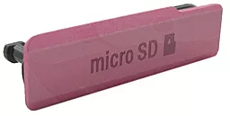 Заглушка разъема карты памяти Sony D5503 Xperia Z1 Compact Pink - фото Заглушка разъема карты памяти Sony D5503 Xperia Z1 Compact Pink