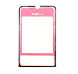 Корпусне скло дисплея Nokia 3250 (пластик) Pink
