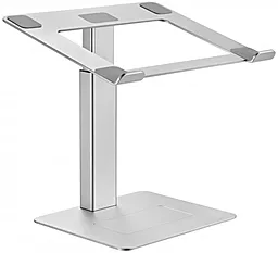 Підставка для ноутбука Gembird NBS-D1-02 Aluminum - фото Підставка для ноутбука Gembird NBS-D1-02 Aluminum