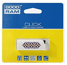 Флешка GooDRam CL!CK 16 GB (PD16GH2GRCLWR9L) White - фото Флешка GooDRam CL!CK 16 GB (PD16GH2GRCLWR9L) White