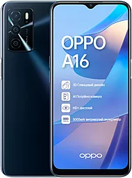 Смартфон Oppo A16 3/32GB Crystal Black