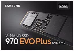 Накопичувач SSD Samsung 970 EVO PLUS 500 GB M.2 2280 (MZ-V7S500BW) - мініатюра 5