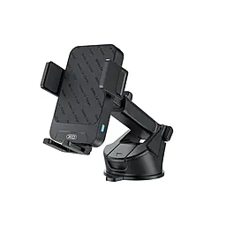 Автодержатель с беспроводной зарядкой XO WX043 15W Black - фото Автодержатель с беспроводной зарядкой XO WX043 15W Black