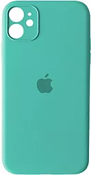 {"ru": "Чехол", "uk": "Чохол"} Silicone Case Full Camera для Apple iPhone 12  Azure