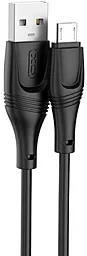 Кабель XO NB238 USB-A - micro USB 12w 2.4a 1м cable Black - фото Кабель XO NB238 USB-A - micro USB 12w 2.4a 1м cable Black