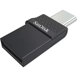 Флешка SanDisk 16 GB Dual Type-C USB 2.0 (SDDDC1-016G-G35) Black - фото Флешка SanDisk 16 GB Dual Type-C USB 2.0 (SDDDC1-016G-G35) Black