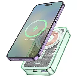 Повербанк Hoco Q14A 10000 mAh 20W PD/QC Blue - фото Повербанк Hoco Q14A 10000 mAh 20W PD/QC Blue