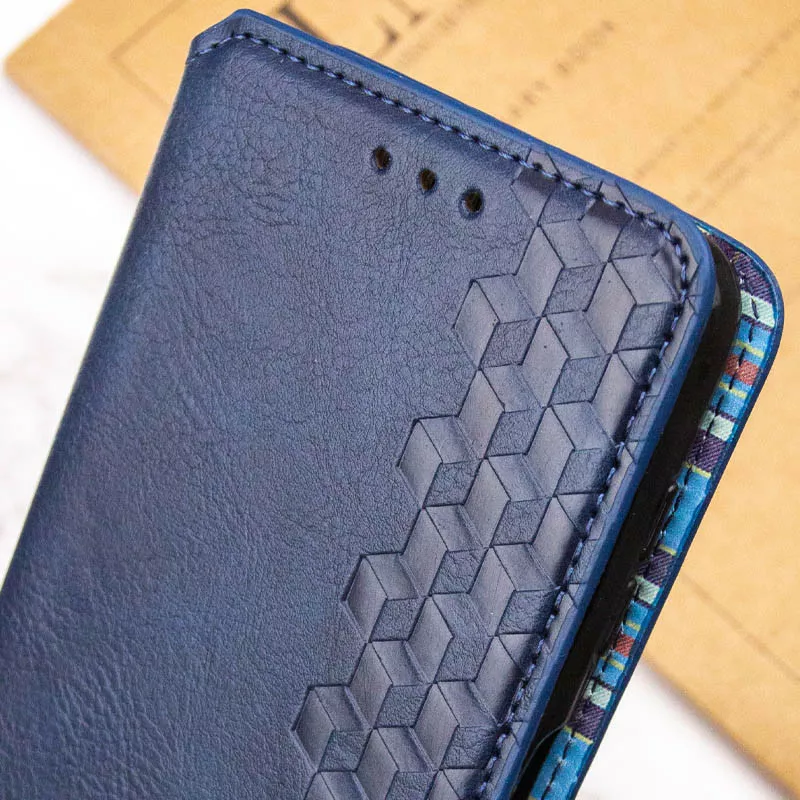 Чехол GETMAN Cubic для Xiaomi Redmi Note 13 Pro 4G, Poco M6 Pro 4G Blue - фото 6