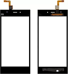 Сенсор (тачскрин) Xiaomi Mi3 Black - фото Сенсор (тачскрин) Xiaomi Mi3 Black