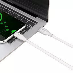 Кабель Proove Flat Out USB-A - micro USB 12w 2.4a 1м cable White - мініатюра 3 Кабель Proove Flat Out USB-A - micro USB 12w 2.4a 1м cable White - мініатюра 3