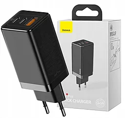 Мережевий зарядний пристрій з швидкою зарядкою Baseus GaN2 Pro Quick Charger Dabl USB Type-C + USB 65W Black (CCGAN2P-B01) - мініатюра 5
