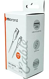 Кабель Mibrand MI-98 USB-A - Lightning 10w 1м cable White (MIDC/98LW) - миниатюра 3 Кабель Mibrand MI-98 USB-A - Lightning 10w 1м cable White (MIDC/98LW) - миниатюра 3