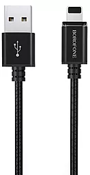 Кабель Borofone BU1 Magnet USB-A - Lightning 12w 2.4a 1.2м cable Black