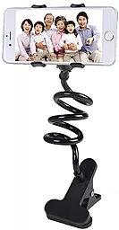 Настільний утримувач Siyoteam Long Arm Lazy Double Clip For Phone Black - фото Настільний утримувач Siyoteam Long Arm Lazy Double Clip For Phone Black