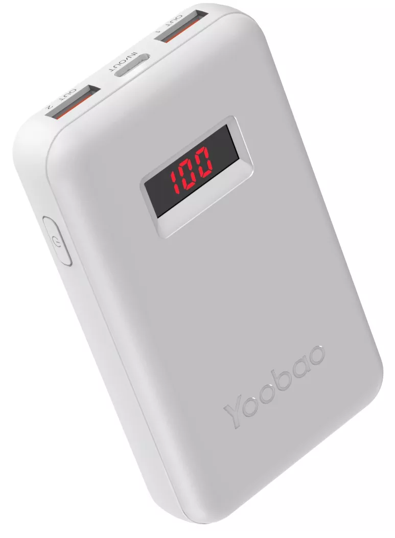 Повербанк Yoobao PD10 10000 mAh White - фото 1