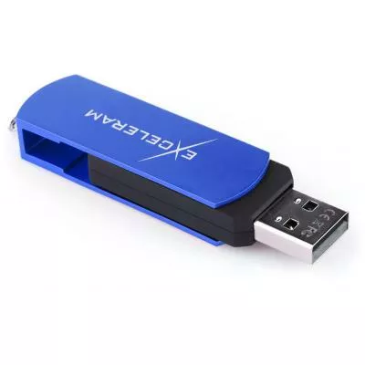 Флешка Exceleram 64GB P2 Series USB 2.0 (EXP2U2BLB64) Blue - фото 4