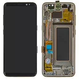 Дисплей Samsung Galaxy S8 G950 з тачскріном і рамкою, сервісний оригінал, Gold - фото Дисплей Samsung Galaxy S8 G950 з тачскріном і рамкою, сервісний оригінал, Gold
