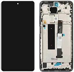 Дисплей Xiaomi Mi 10T Lite з тачскріном і рамкою, Black