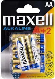 Батарейки Maxell AA / LR6 Alkaline BLIST 1.5V 6шт. (M-790230.04.CN)