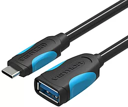 OTG-перехідник Vention USB Type-C to USB3.0 0.25м Black (VAS-A51-B025)