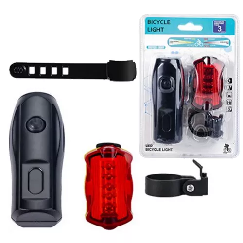 Велофонарь Bailong QX-T0798-LM + STOP-5LED - фото 4