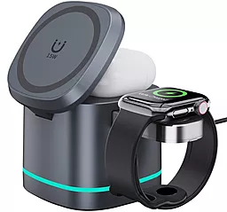 Беспроводная док-станция EasyLife H48 4-in-1 15w wireless charger black - фото Беспроводная док-станция EasyLife H48 4-in-1 15w wireless charger black
