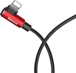 Кабель Baseus MVP Elbow USB-A - Lightning 12w 2.4a 2м cable Red (CALMVP-A09) - миниатюра 3 Кабель Baseus MVP Elbow USB-A - Lightning 12w 2.4a 2м cable Red (CALMVP-A09) - миниатюра 3