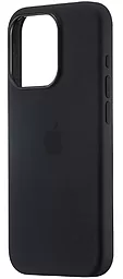 Чехол Apple Silicone Case Full with MagSafe and SplashScreen для Apple iPhone 15 Pro Black