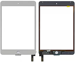 Сенсор (тачскрін) Apple iPad Mini 4 (A1538, A1550, повний комплект з кнопкою Home) White