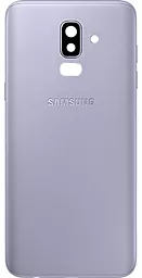 Задняя крышка корпуса Samsung Galaxy J8 2018 J810 со стеклом камеры Original Lavender