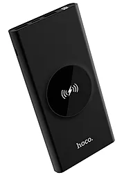 Повербанк Hoco J37 Wisdom Wireless 10000 mAh Black - фото Повербанк Hoco J37 Wisdom Wireless 10000 mAh Black