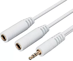 Аудио разветвитель TCOM mini Jack 3.5mm M/2xF white - миниатюра 2 Аудио разветвитель TCOM mini Jack 3.5mm M/2xF white - миниатюра 2
