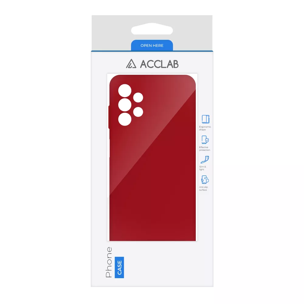 Чехол ACCLAB SoftShell для Samsung Galaxy A13 4G Red - фото 2