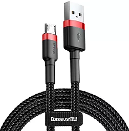 Кабель USB Baseus Cafule 2M micro USB Cable Red/Black (CAMKLF-C91)