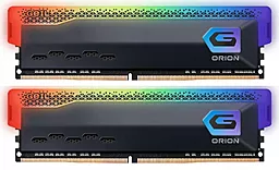 Оперативная память Geil DDR4 16GB (2x8GB) 3600MHz Orion RGB (GOSG416GB3600C18BDC) Titanium Gray