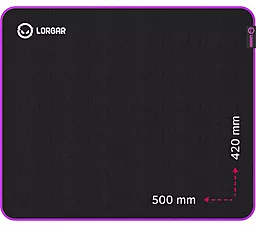 Коврик Lorgar Main 315 Black-Purple (LRG-GMP315) - фото Коврик Lorgar Main 315 Black-Purple (LRG-GMP315)