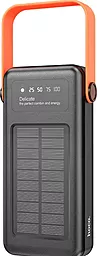 Повербанк Hoco DB33 Plus Rising Sun Solar 22.5W 30000mAh Black